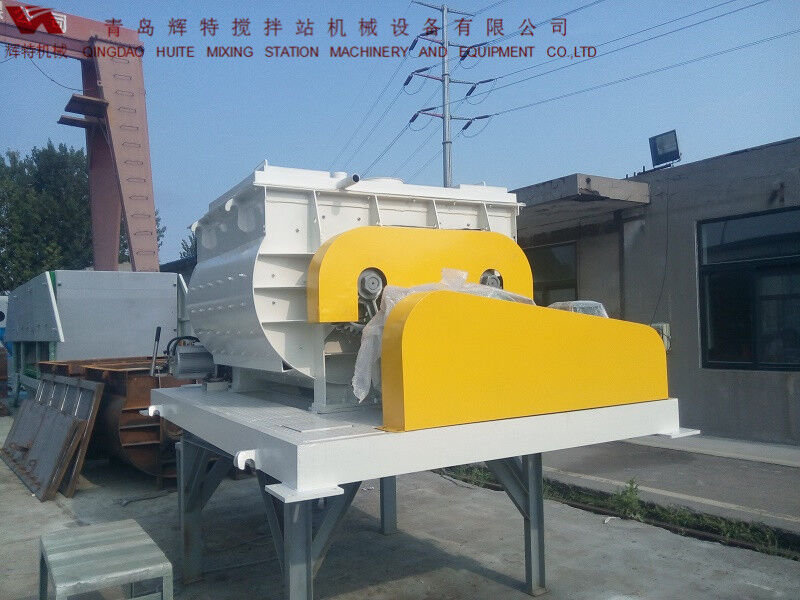 JS750攪拌臂采用偏心式設(shè)計，延長使用壽命，青島輝特機械