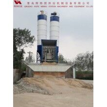 輝特混凝土攪拌站HZS50攪拌性能強(qiáng)，攪拌均勻、迅速，生產(chǎn)效率高