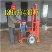 不開玩笑！自走式四輪鏈條打夯機(jī) 柴油夯錘機(jī)