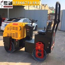 內(nèi)外兼修！1噸雙鋼輪振動壓路機 全液壓柴油壓路機 振動小碾子
